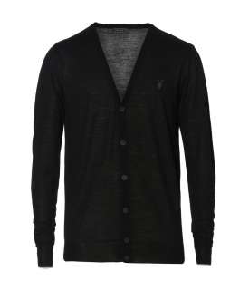 Shadow Merino Cardigan, Men, Knitwear, AllSaints Spitalfields