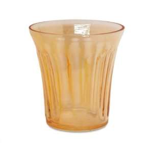  Northern Lights Candles , Fluted Votive Cup , Amber 