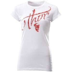  Thor Motocross Womens Soda T Shirt   X Large/White 