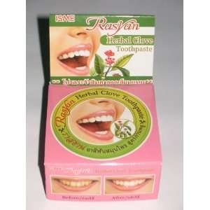 Rasyan Herbal Clove Toothpaste Eliminate Cigarette Limestone Plaque 