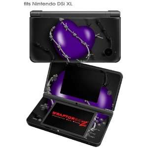  Nintendo DSi XL Skin   Barbwire Heart Purple by 