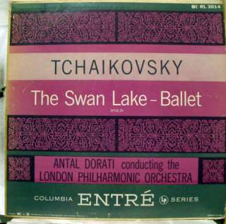 DORATI tchaikovsky swan lake ballet LP RL 3014 VG+ 1st  
