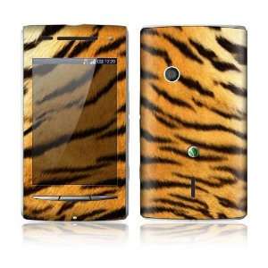  Sony Ericsson Xperia X8 Decal Skin Sticker   Tiger Skin 
