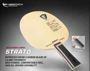  Strato Novus Hinoki Carbon OFF++ Table Tennis Ping Pong Racket  