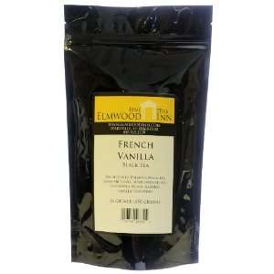 Elmwood Inn Fine Teas, French Vanilla Black Tea, 16 Ounce Pouch 