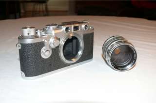 VINTAGE Leica DBP Camera +Summarit f5cm 15 Lens Ernest Leitz GMBH 