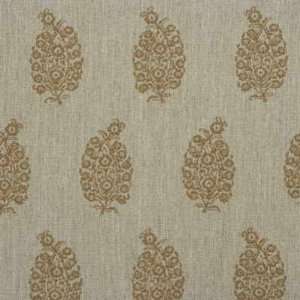   Paisley Linen   Buff Indoor Upholstery Fabric Arts, Crafts & Sewing