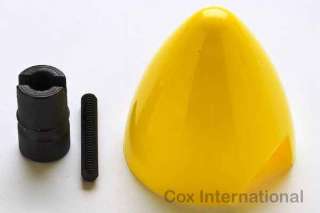 Cox 049 051 Model Engine Propeller Spinner & Hub .049 .051  Yellow 
