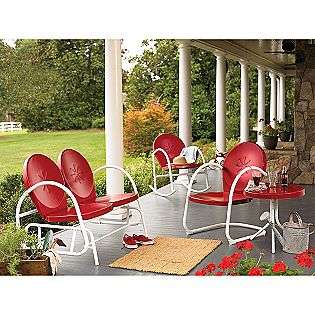   Red  Garden Oasis Outdoor Living Patio Furniture Gliders & Rockers