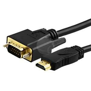   8m) Gold Plated VGA to HDMI Cable (M/M) fits Sony PS3 Video Games
