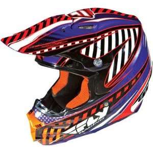  Fly Racing F2 Carbon Helmet Systematic Purple Large 