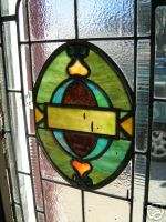 GREAT ANTIQUE AMERICAN STAINED GLASS WINDOWS JEWELS~  