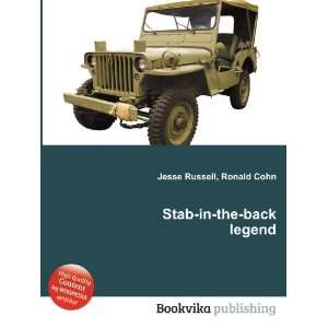 Stab in the back legend Ronald Cohn Jesse Russell  Books