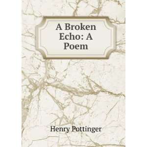  A Broken Echo A Poem Henry Pottinger Books