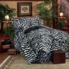 Kimlor Zebra Bed in a Bag Comforter Set   CA King Size