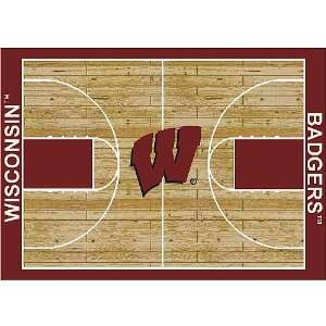  Wisconsin Badgers College Basketball 3X5 Rug From Miliken 