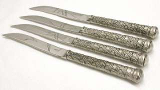 Small Stainless Blade 2 Piece Steak Knife