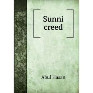  Sunni creed Abul Hasan Books