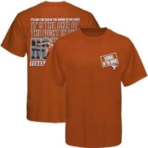  Texas Longhorns Burnt Orange Fight in the Mascot T Shirt 