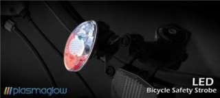 Plasmaglow LED Bicycle Jogging Safety Strobe Light  