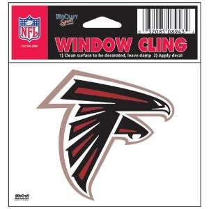  Atlanta Falcons 3X3 Static Window Cling Decal Sticker 
