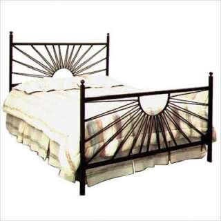 Grace El Sol Bed with Frame Aged Iron Twin IB1 TW (Metal Finish AI 