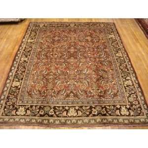  7x9 Hand Knotted Mahal Persian Rug   91x71