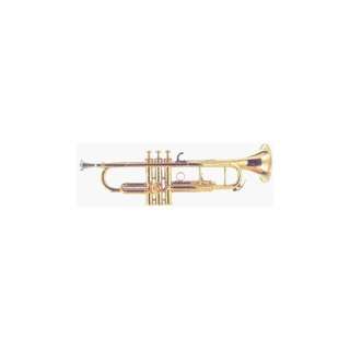   Plated Bb Student Trumpet with Carrying Bag Musical Instruments