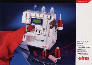   Sergers. This book covers 3 models. Printed in Japan in 1996, 42 color