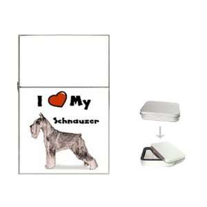  I Love My Schnauzer Flip Top Lighter Health & Personal 