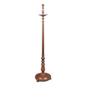  Geogian Style Fluted Mahogany Floor Lamp