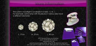 Sizes 30 pieces kit Mood light Jigsaw pendant lamp IQ handing modern 