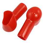 10 x Red Soft Plastic Smoking Pipe Style Battery Terminal Boots 