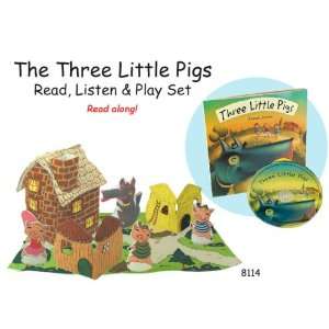  Three Little Pigs Read, Listen & Play Set by Pockets of 