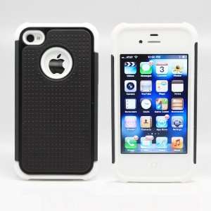 TBox Heavy Duty iPhone 4/4S Case (Black/White) Cell 