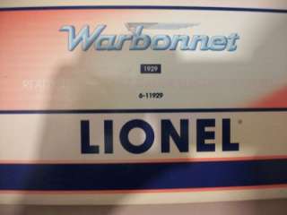 Lionel Warbonnet 0 27 Gauge 6 11929 MIB  