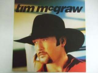 TIM MCGRAW PLACE IN THE SUN POSTER PROMO FLAT RARE  