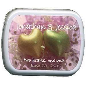  Heart Beads Personalized Wedding Favor Mint Tins Health 