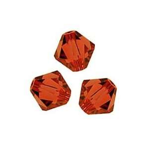   Crystal #5301 8mm Bicones Red Magma (8 Beads) Arts, Crafts & Sewing