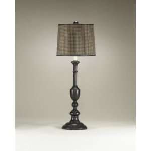 30 Cooper Wood Candlestick Lamp by Sedgefield   Iron Station Black (L 