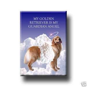 GOLDEN RETRIEVER Guardian Angel FRIDGE MAGNET New DOG  