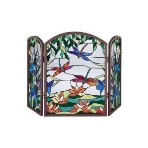 Dragonfly Decorative Fireplace Screen 