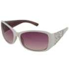 Bongo Womens Juniors Accessories Sunglasses Plastic Peaked Purple