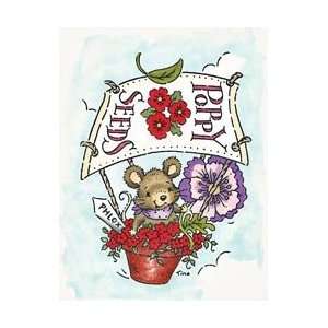  Stampavie Tina Wenke Clear Stamp Mouse and Poppy Seeds 3 1 