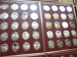 Franklin Mint History The United States 200 Medal Set  