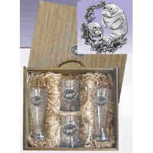  Manatee Deluxe Boxed Beer Glass Set