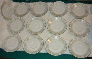 These are saucers for tea or coffee cups in the Springtime pattern by 