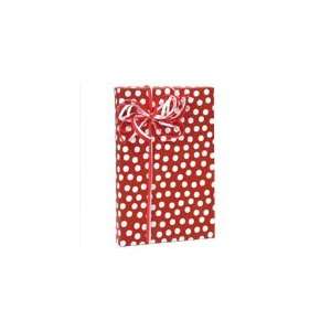  Red & White Polka Dot Gift Wrap Wrapping Paper 16 Foot 