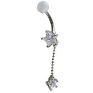  Cute Starbrite Star Shape Diamonds with Milky Glass Nib Toys & Games