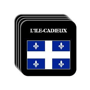  Quebec   LILE CADIEUX Set of 4 Mini Mousepad Coasters 